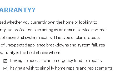 appliance warranty clovis